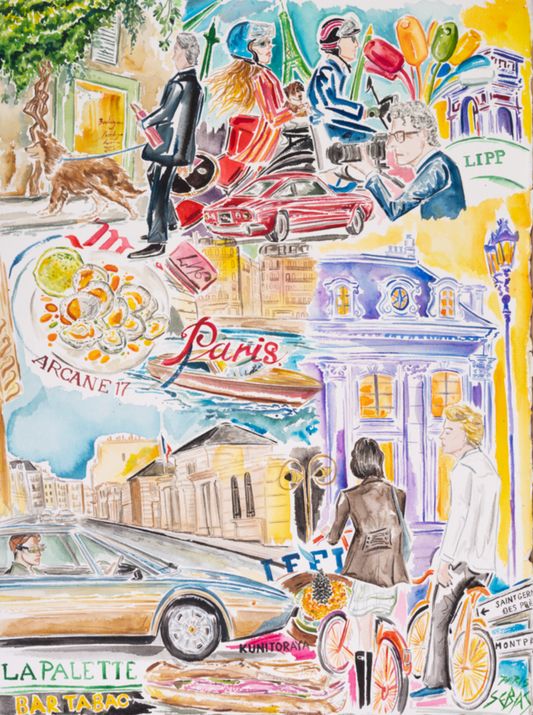 Collage of Paris